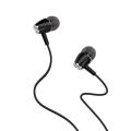 Black Wired In-Ear Earphone With 3.5Mm Jack. 