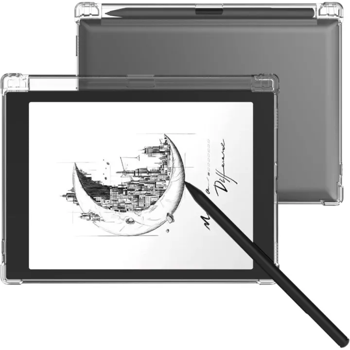 Lightweight Transparent E Ink Tablet Case with Pen Holder Airbag e ...