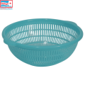 Bagmati Blue Round Plastic Fruit & Vegetable Strainer Basket- Big. 
