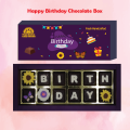 Sunflower & Butterfly Birthday Chocolate Box From Nepal 12 Pc chocolate. 