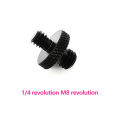 Conversion Screw Dual Nuts Tripod Mount Screw 1/4 to M4 M5 M6 M8 M10 Inch Projector Bracket Adapter Converter for DSLR Camera Tripod Photography Accessories ZHIYU. 