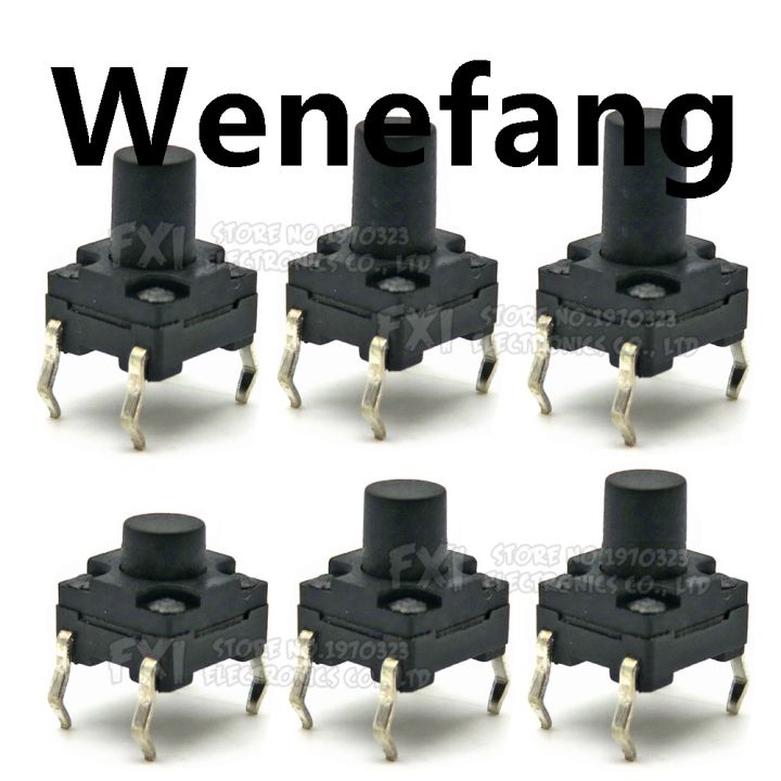 Wenefang%2020PCS%206X6%20Tactile%20Mini%20Push%20Button%20Switch%20SMD%20DIP%204pin%20Micro%20Switch%20Fashion%206*6*4.3/5/6/7/8%20Mm%206x6*4.3mm%205mm%206mm%207mm%208mm%20Waterproof%20-%20Image%202