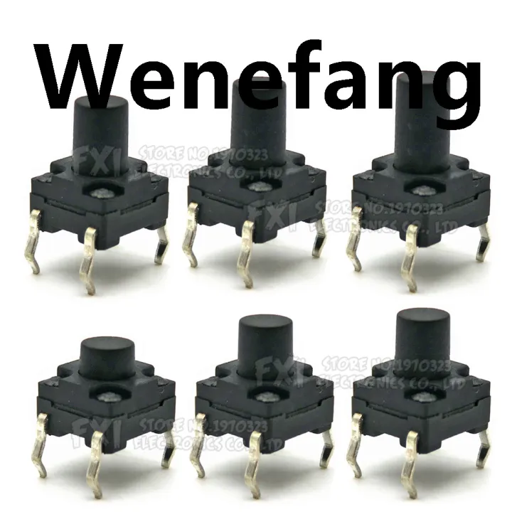 Wenefang%2020PCS%206X6%20Tactile%20Mini%20Push%20Button%20Switch%20SMD%20DIP%204pin%20Micro%20Switch%20Fashion%206*6*4.3/5/6/7/8%20Mm%206x6*4.3mm%205mm%206mm%207mm%208mm%20Waterproof%20-%20Image%202