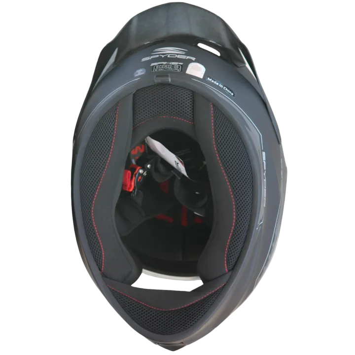 Spyder%20Spike%202%20Plain%20Matt%20Black%20Full%20Face%20Motorcycle%20Helmet%20-%20Image%204