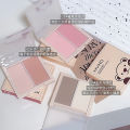 MYHO two-color comprehensive palette contouring natural and versatile three-dimensional matte blush, body color, girly young girl makeup blush. 
