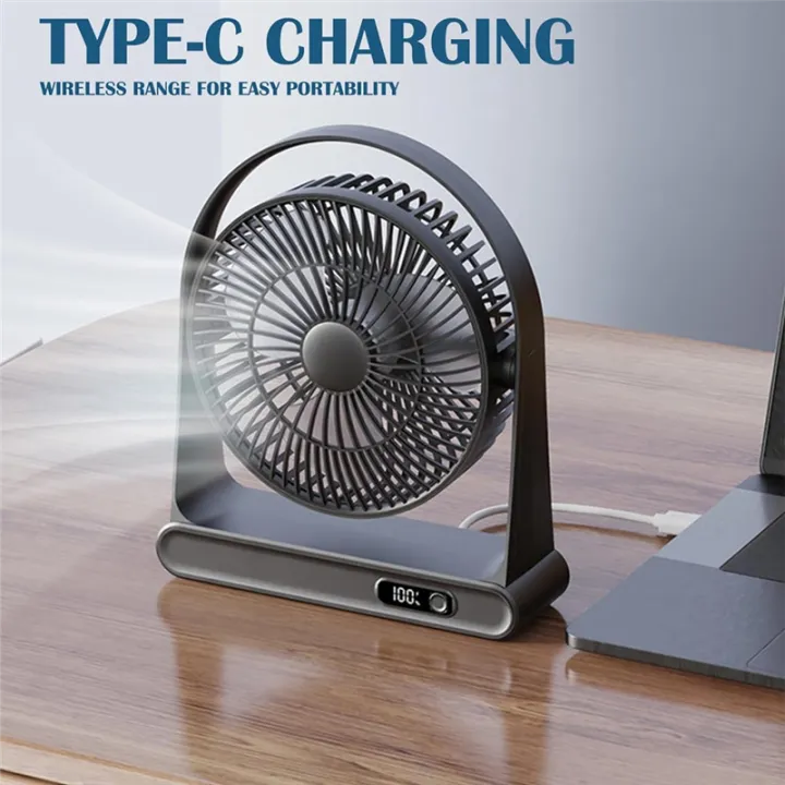 JAERBEE%20Desktop%20USB%20Small%20Fan,%20Office%20Fan,%20Mini%20Portable%20Rechargeable%20Digital%20Display%20Fan,Pink%20-%20Image%206