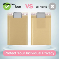 Wenefang bubble wrap 50 Pcs Natural Brown Bubble Mailers Kraft Paper Cushion Padded Envelopes Shipping Bags with Peel and Seal for Mailing. 