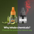 Tru Nature Herbal Mosquito Repellent Machine + Liquid Refill 45 ML | Chemical Free, Kids Safe & Pediatrician Certified. 