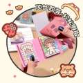 Little Mochi Mini Bean Cute No-Cut Scrapbook Creative Scene Dress-Up Sticker Book. 