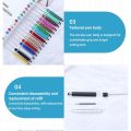 Creative Plastic DIY Beaded Pen Handmade Touch Screen Ballpoint Pen Student Gift Stylus Pen School Office Supplies. 