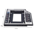Universal Cady 12.7MM SATA 3.0 2nd HDD Caddy 2.5" SSD CD DVD to HDD Case Enclosure CD-ROM ODD Opti bay. 