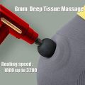 Muscle Massage Gun Deep Tissue Massager Physiotherapy Gun, 6 Gear Level Variable Frequency Vibrations, Exercising Pain Relief Body Massager. 