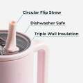NEW Hydrojug Traveler 32OZ 40OZ Tumbler with Handle Straw Lid Stainless Steel Vacuum Insulated Car Mug Thermal Iced Travel Cup. 