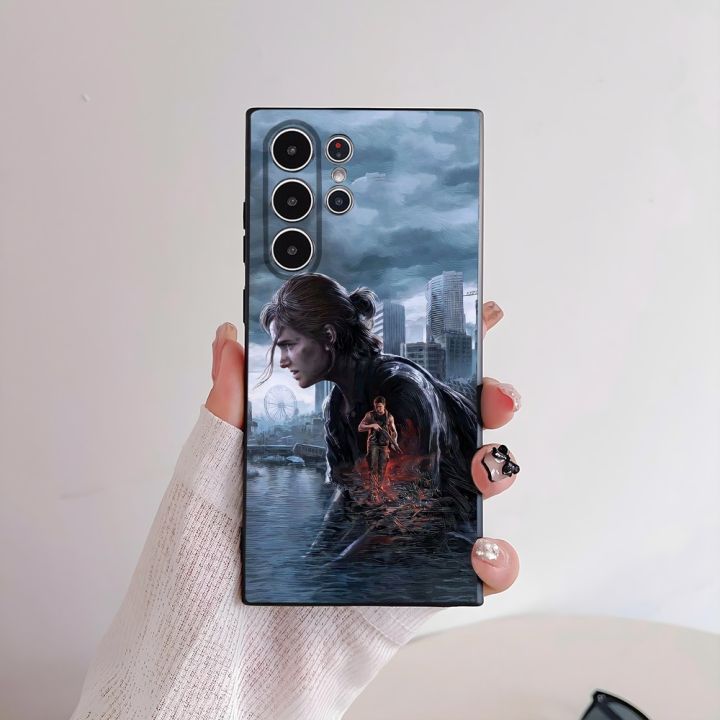 HOT The L-Last of Us Game Phone Case For Samsung Galaxy S25 S24 S22 S23 Ultra S21 S20 Plus 5G Frosted Non-Slip Full Cover Case