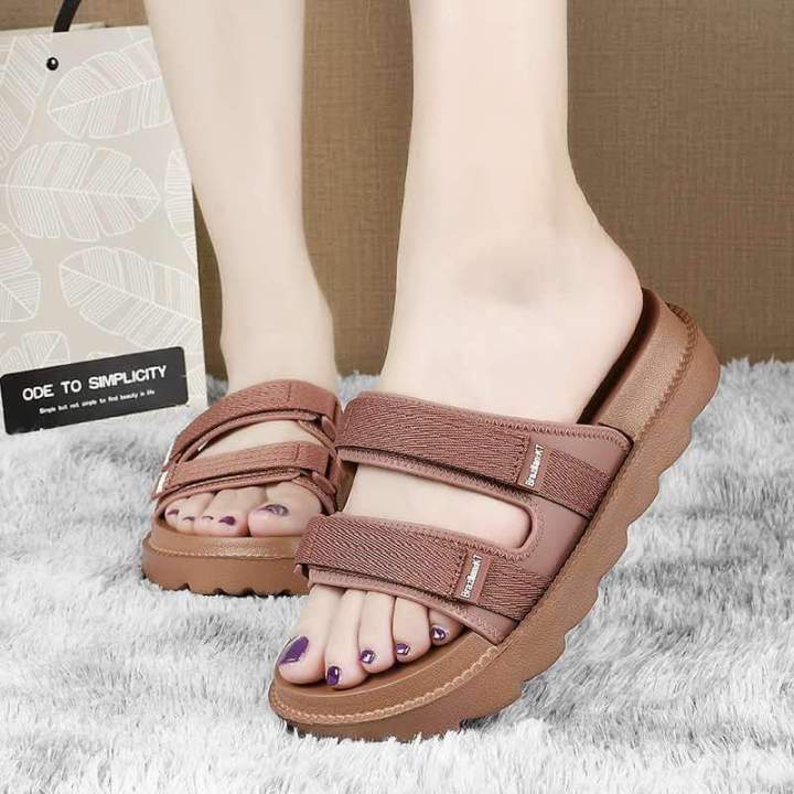 Double%20Strap%20Velcro%20Korean%20Sandal%20For%20Women%20(%20KT.1)%20-%20Image%202