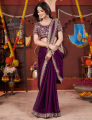 Embroidered Banarasi Pure Silk, Art Silk Saree For Women. 