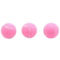 6Pcs Pack Pink Tennis Balls Wear-Resistant Elastic Training Balls 66mm Ladies Beginners Practice Tennis Ball for Club. 