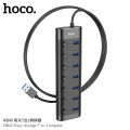 Hoco HB40 USB 3.0 HUB 7 Port USB Switch High Speed ON / OFF USB Data Reader. 