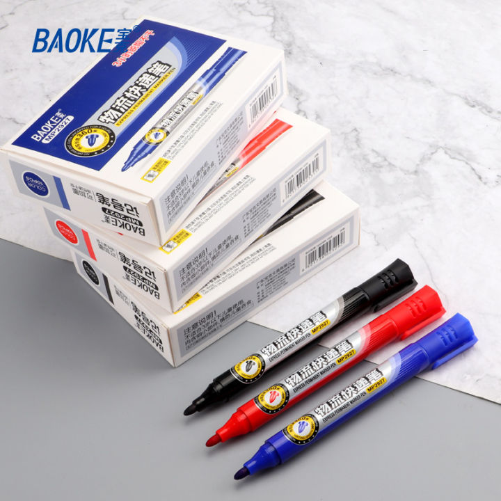 【Mega ink oil-based marker quick-drying mark pen black industrial ...