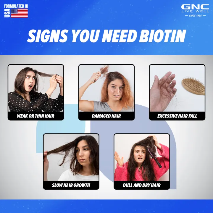 GNC%20Biotin%20Plus%2010,000mcg-%2030%20Tablets%20With%20Reduces%20Hair%20Fall%20&%20Promotes%20New%20Hair%20Growth%20-%20Image%205