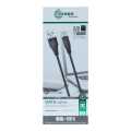 Green 3.1A Type-C Data Cable GR-101. 