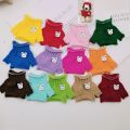 Funny Fashionable Doll Sweater Clothes for 14cm Wallace Gromit Dog Cute Rib Knitting Labubu Plush Toys Clothing All-match Child Birthday Gift Toy Children. 