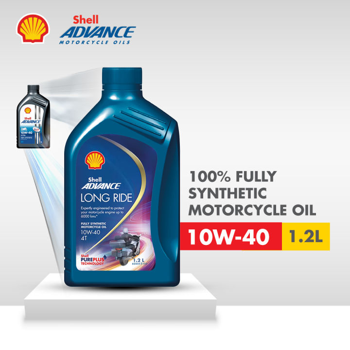 Shell%20Advance%20Long%20Ride%2010W%2040%20Fully%20Synthetic%20Motorcycle%20Engine%20Oil%20%20-%201.2%20Ltr%20Pack%20-%20Image%202