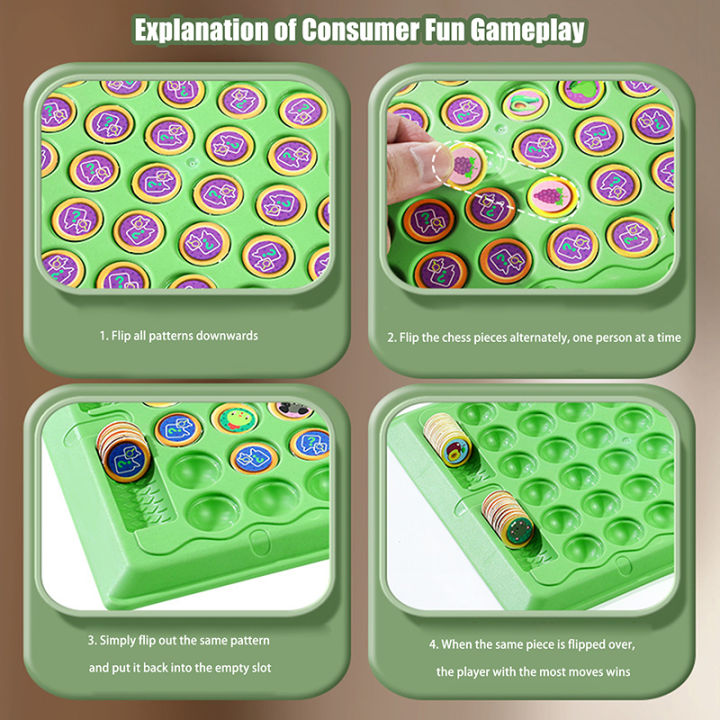 Toys%201%20Set%20Logical%20Thinking%20Cognitive%20Animal%20Learning%20Memory%20Matching%20Chess%20Kids%20Toy%20Animal%20Flip%20Chess%20Classic%20Strategy%20Board%20Game%20JUE%20-%20Image%205
