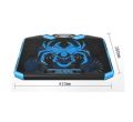 NUOXI Q7 Ultra Professional 5 Fan LED Backlit Speed And Height Adjustable Gaming Laptop Stand Cooling Pad. 