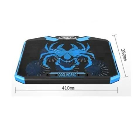 NUOXI%20Q7%20Ultra%20Professional%205%20Fan%20LED%20Backlit%20Speed%20And%20Height%20Adjustable%20Gaming%20Laptop%20Stand%20Cooling%20Pad%20-%20Image%204