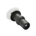 NAMUNY Toilet Seat Top Fix Screws Fixings 4 Pairs Universal Expanding Rubber Screw Top Nuts Blind Hole Hinges Fittings 8Pcs. 