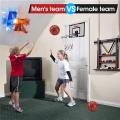 Indoor Wall Basketball Basketball Hoop for Bedroom Basketball Hoop for Kids and Adults, Pump and Complete Accessories A. 