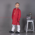 Boy Kids Festival traditional Kurta For Pooja Brataband Marriage Occasion Stylish Kurta Pajama Set. 