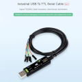 Industrial USB to TTL (C) 6pin Serial Module Cable FT232RNL for 5 Serial Port Debugging Module, Fine Workmanship. 