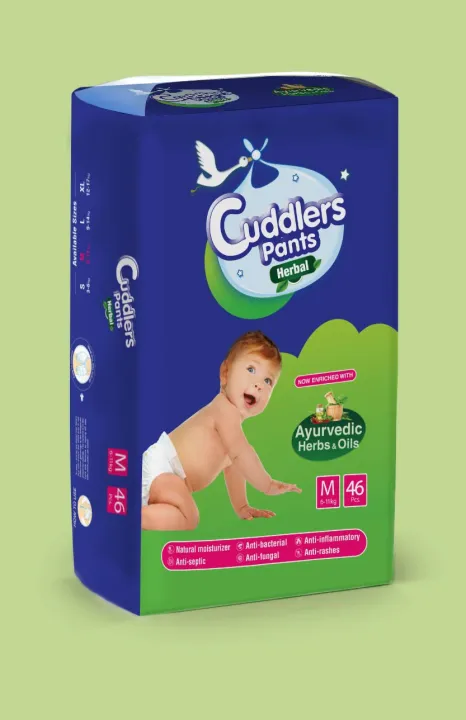 Cuddlers%20HERBAL%20Diaper%20Medium%2046%20pcs%20(6-11%20kg)%20-%20Image%202