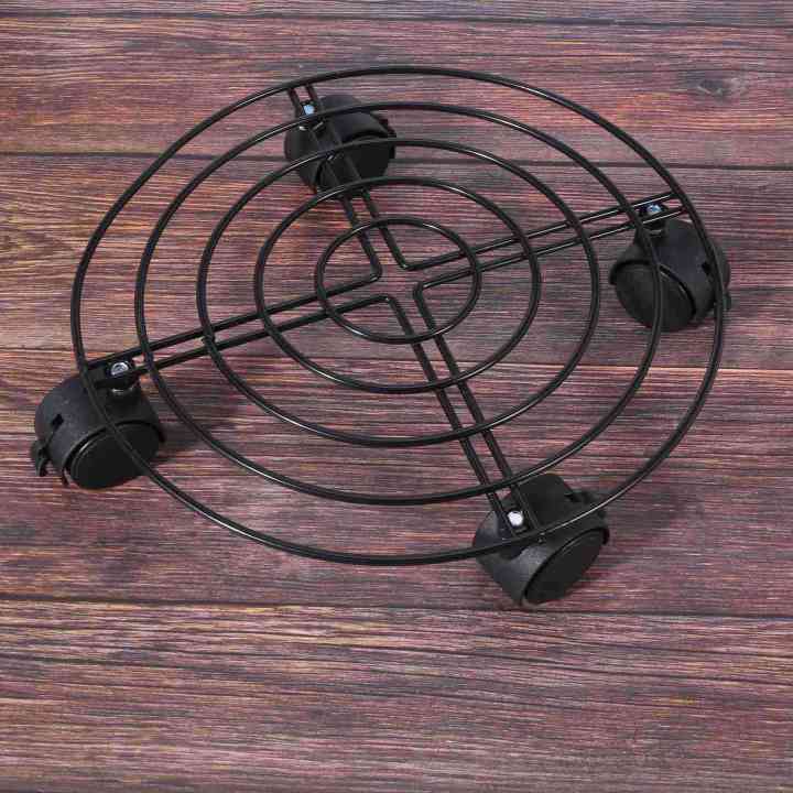 FORIDE%204X%20Metal%20Plant%20Flower%20Pot%20Stand%20Trolley%20on%20Wheels%20Indoor%20Outdoor%20Home%20Garden%20Tools%20-%20Image%207