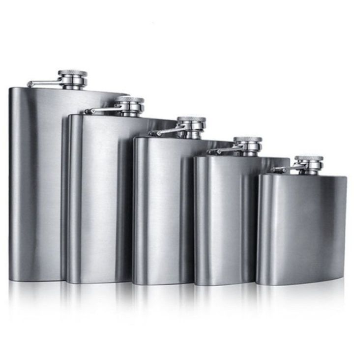 High Quality Stainless Steel Hip Flask Portable Leakproof Liquor Flask