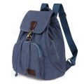 Retro Backpacks Rucksack Trendy Vintage Shoulder Bag Fashion Solid Color Canvas Bag Computer. 