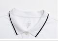 Erke White Micro Collar Polo For Women 12223203277-001. 