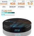 Smart Android 9.0 Tv Box Hk1 Max 4Gb64Gb Rk3328 Quad Core Dual Wifi 1080P 4K Google Set Top Box (Au Plug,4G&64Gb). 