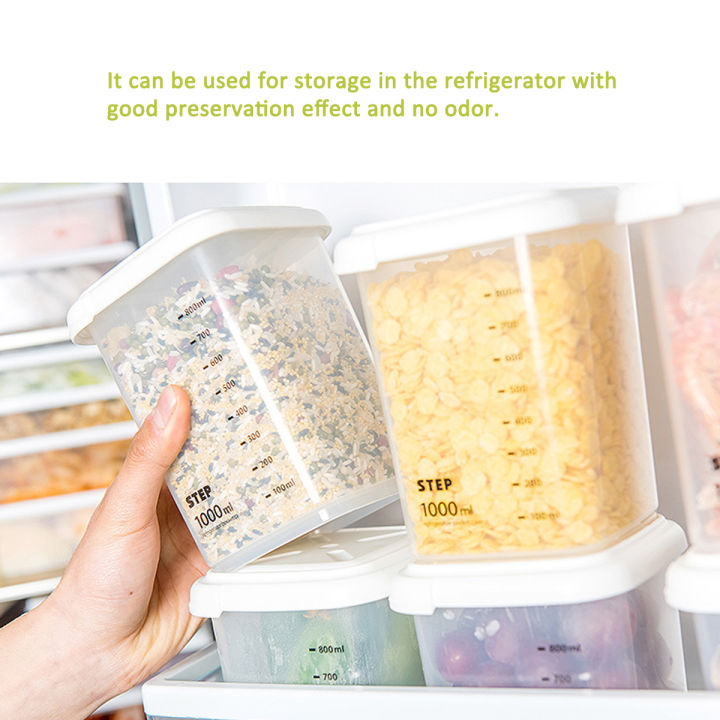 Plastic%20Storage%20Fresh%20Keeping%20Box%20Refrigerator%20Food%20Rice%20Beans%20Drain%20Crisper%20-%20Image%204