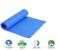 Yoga Mat 4 mm Anti Skid EVA Yoga mat for Gym Workout and Flooring Exercise Long Size  600*1800 mm size Yoga Mat for Men and Women ( Colors may Vary). 