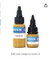 Intenze Light Brown Tattoo Ink 1 oz ( 30 ml ). 