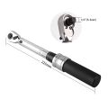 1/4" DR 1-25Nm Mini Adjustable Bike Torque Wrench Set Bicycle Fixing Tools Kit Ratchet Mechanical Torque Spanner Manual Wrenches.