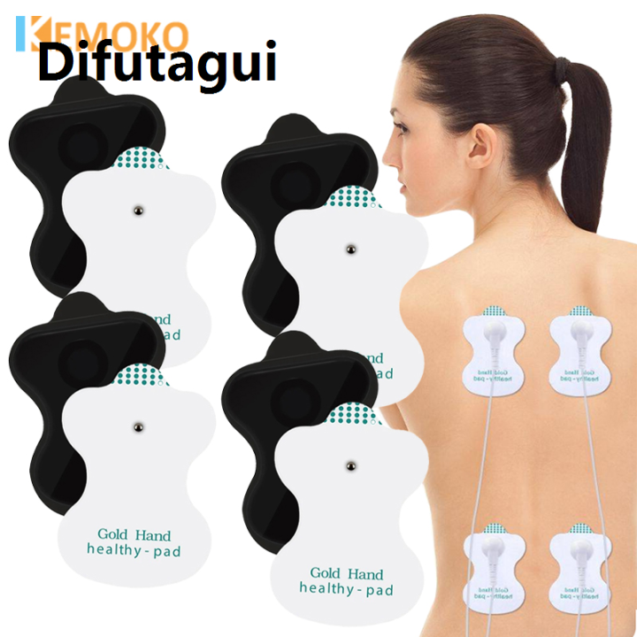 Difutagui 2025 New 10/50PCS Tens Electrodes Pads Replacement Physiotherapy Non-woven Self Adhesive Replacement Patch for Tens Electric Massager