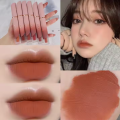 1 Piece PCU Korean Makeup Waterproof Lip Gloss Matte Velvet Lipstick, Long-lasting 24-hours Liquid Moisturizing Lip Glaze, Non-sticky Lip Plumper. 