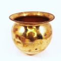 Pure Copper Puja Loota 9Cms Pooja Tama Sano Lota Lotki. 