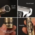 Vintage T9 Trimmer Professional Hair Clipper Electric Hair Trimmer Cordless Shaver Trimmer 0mm Men Barber Hair Cutting Machine. 