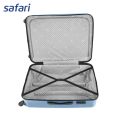 SAFARI  PENTAGON PRO Hard Luggage | (Large) | 100% Polypropylene | 4 Wheels |  TSA Lock | Secure Zipper | Shoe pouch. 
