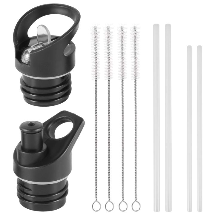 GGBR) Sports Water Bottle Straw Lid, 12 Oz, 18 Oz, 21 Oz, 24 Oz